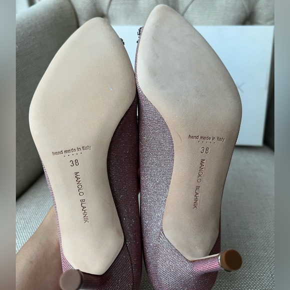 Authentic Brand New Manolo Blahnik Hangisi 70mm - Picture 8 of 10